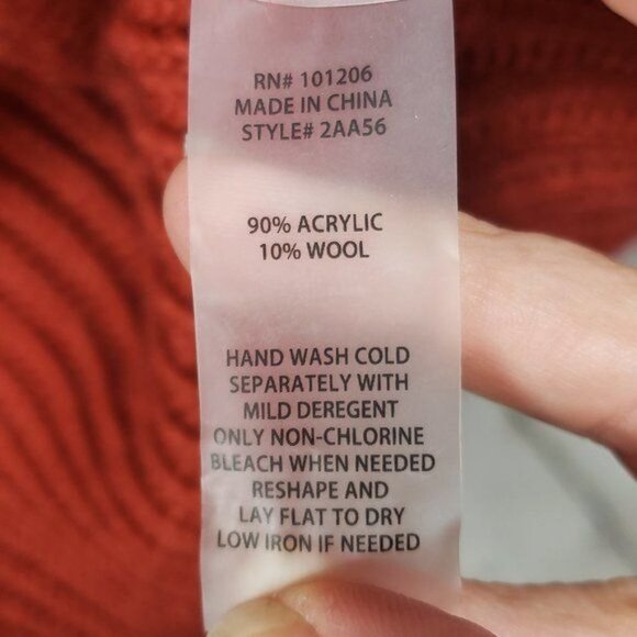 SOFT SURROUNDINGS Open Front Knit Cardigan Draped Collar Long Sleeve Sweater S - Picture 7 of 7